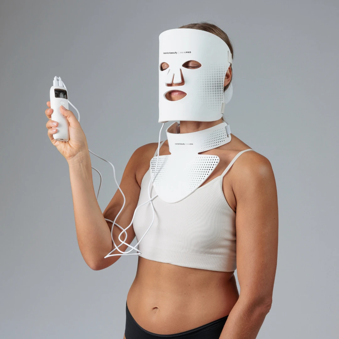 SkinPro LED näo-ja kaelamaski komplekt - Image 5