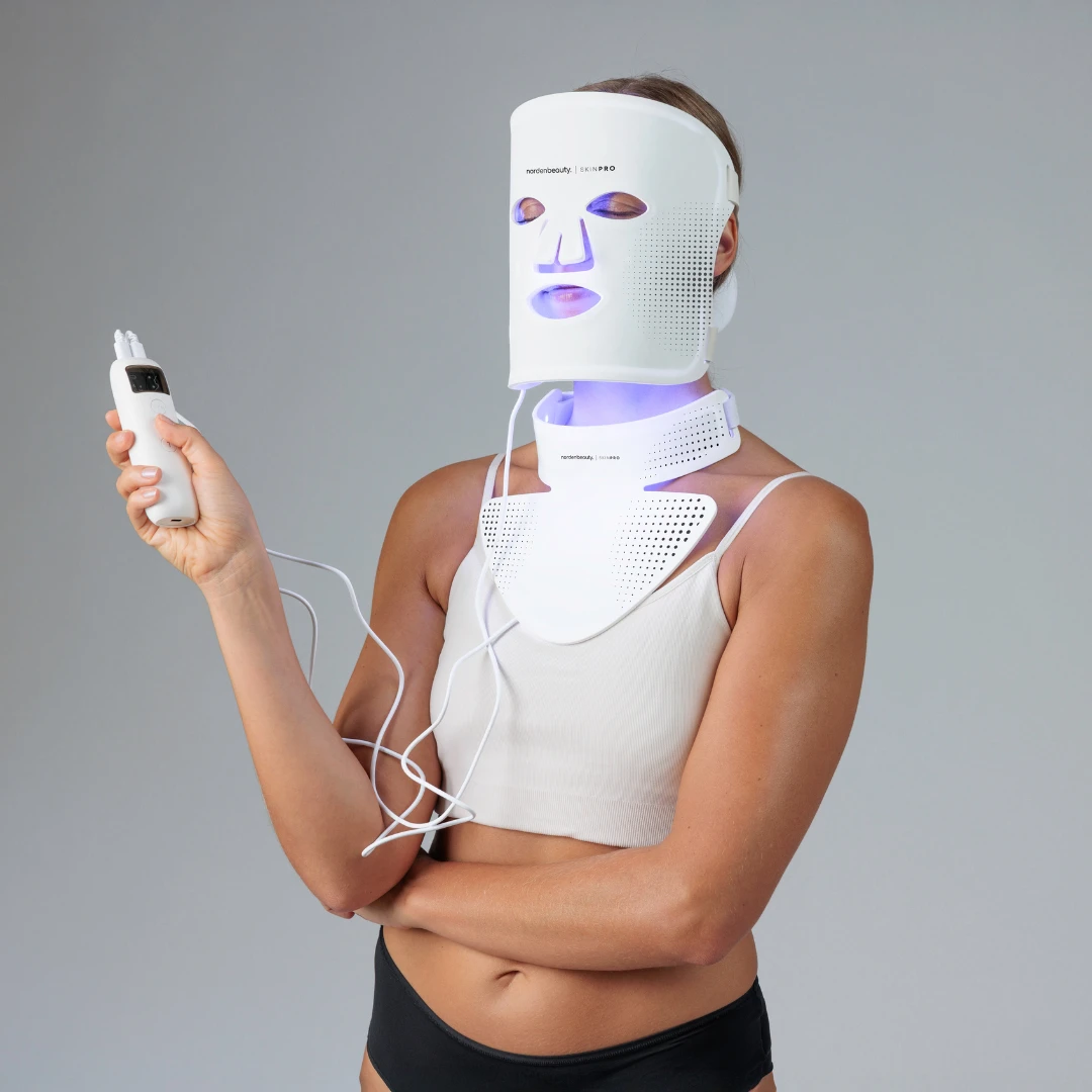 SkinPro LED näo-ja kaelamaski komplekt - Image 4