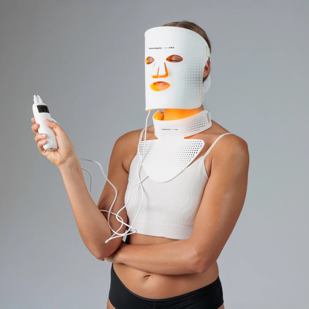 SkinPro LED näo-ja kaelamaski komplekt - Image 3