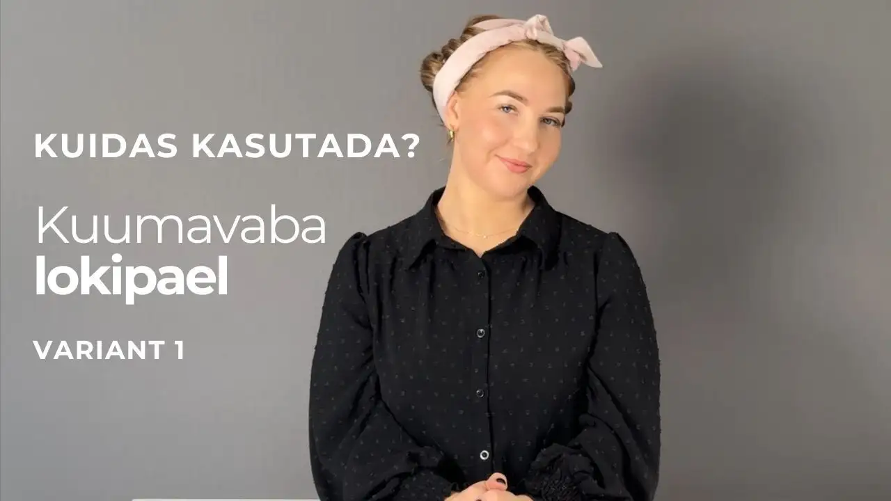 Kuidas lokipaela pähe panna video