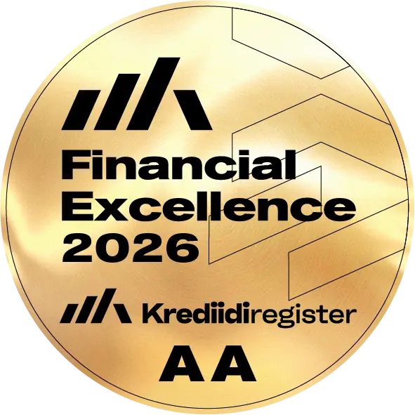 Creditinfo Financial Excellence 2026 AA reiting